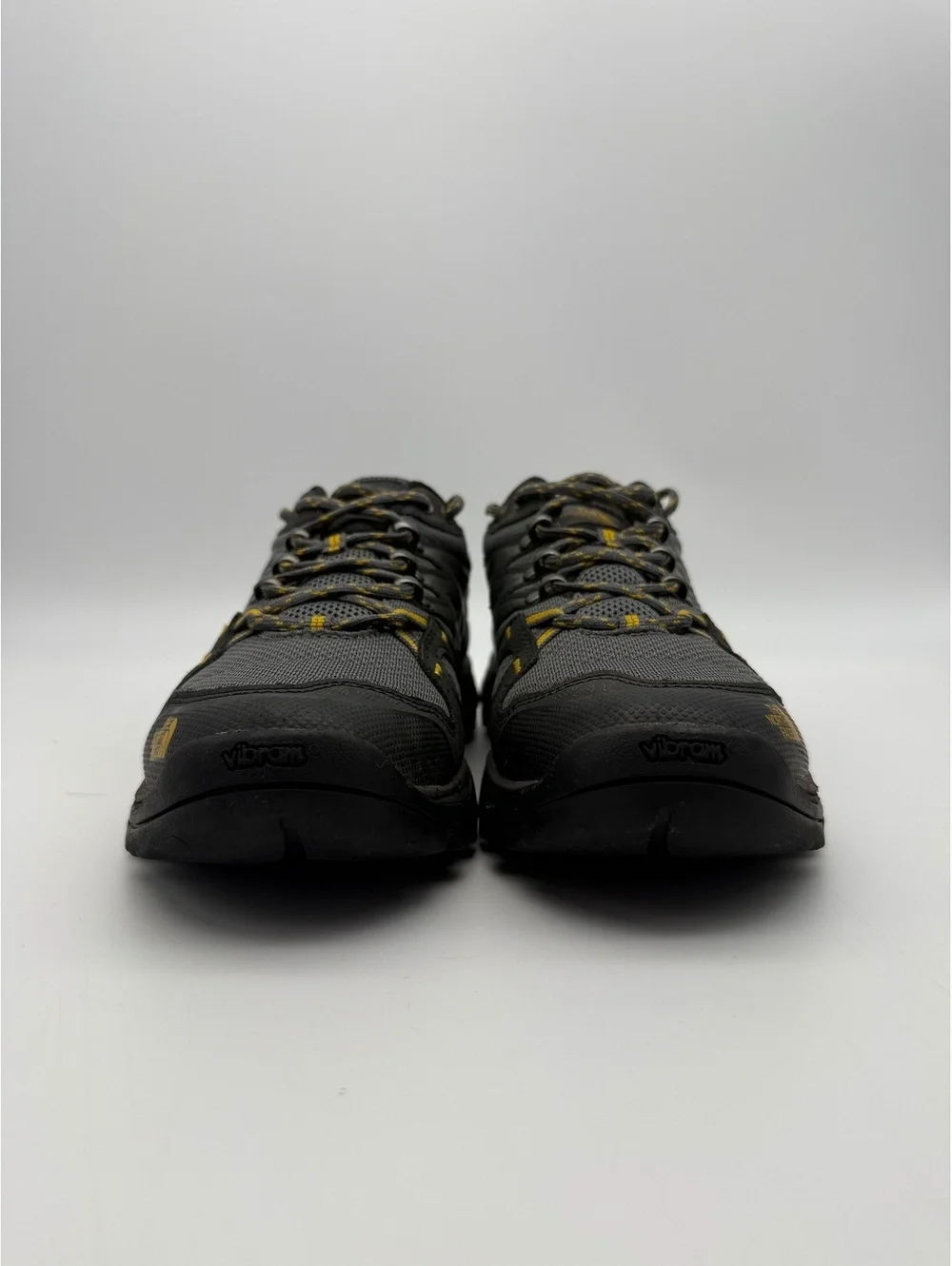 The North Face Hedgehog Fastpack GTX Men's Hiking Shoes Grey Yellow Size 8.5